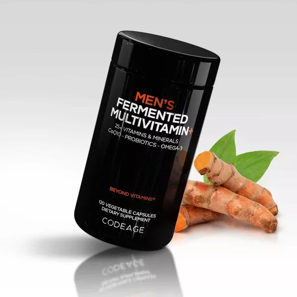 Codeage Men's Daily Multivitamin, 25+ Vitamins & Minerals, Probiotics, Digestive Enzymes - 120ct