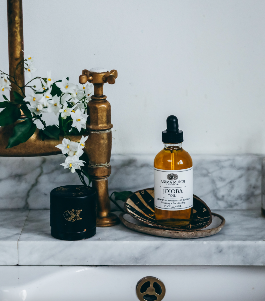 Anima Mundi Apothecary Jojoba Oil | Organic, Coldpressed, Unrefined