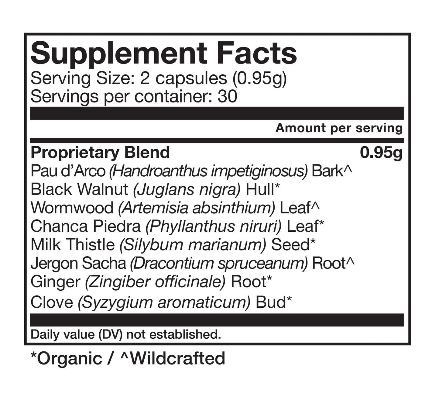 PARA-HERB DEFENSE | Gut Shield* Capsules
