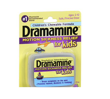 DRAMAMINE CHW KIDS GRAPE 8
