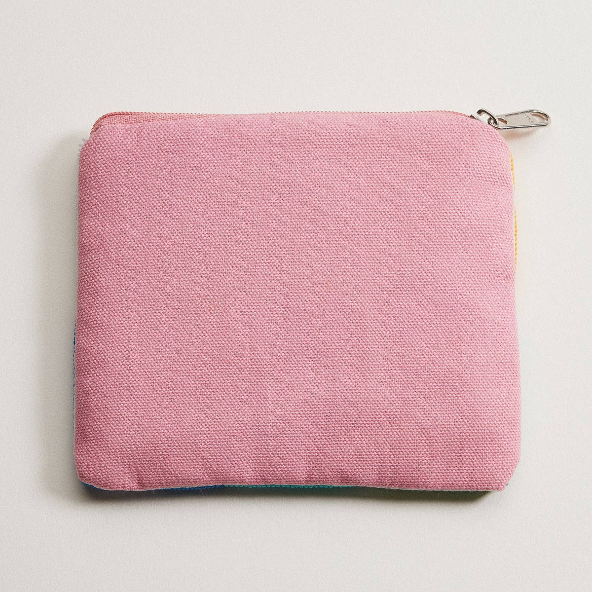 Seed Beaded Color Block Après Ski Coin Pouch | Winter Coin Pouch