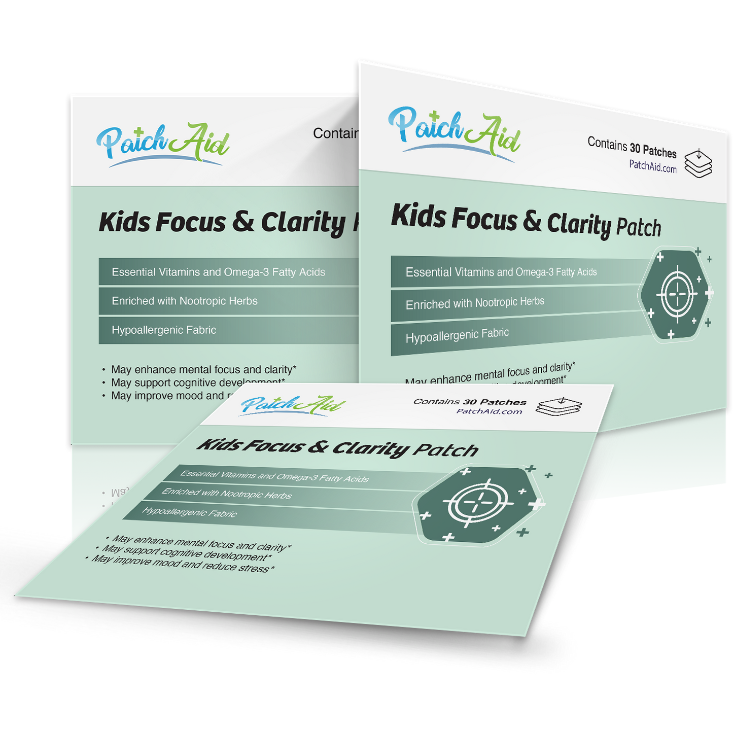 Kids Focus & Clarity Patch – Daily Cognitive Booster: 1-Pack