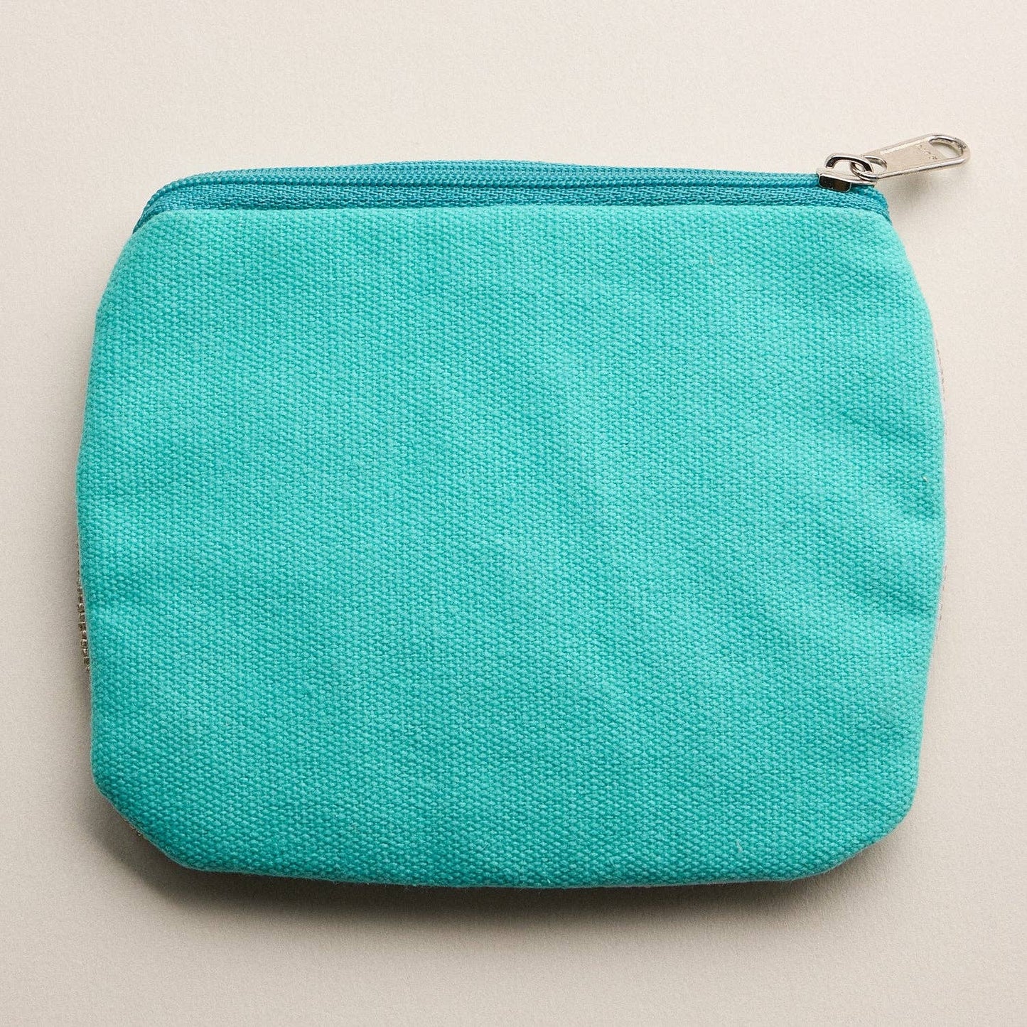 Beaded Sardine Can Clutch | Hand-Embroidered Sequin Zip Pouch: MT / ONE