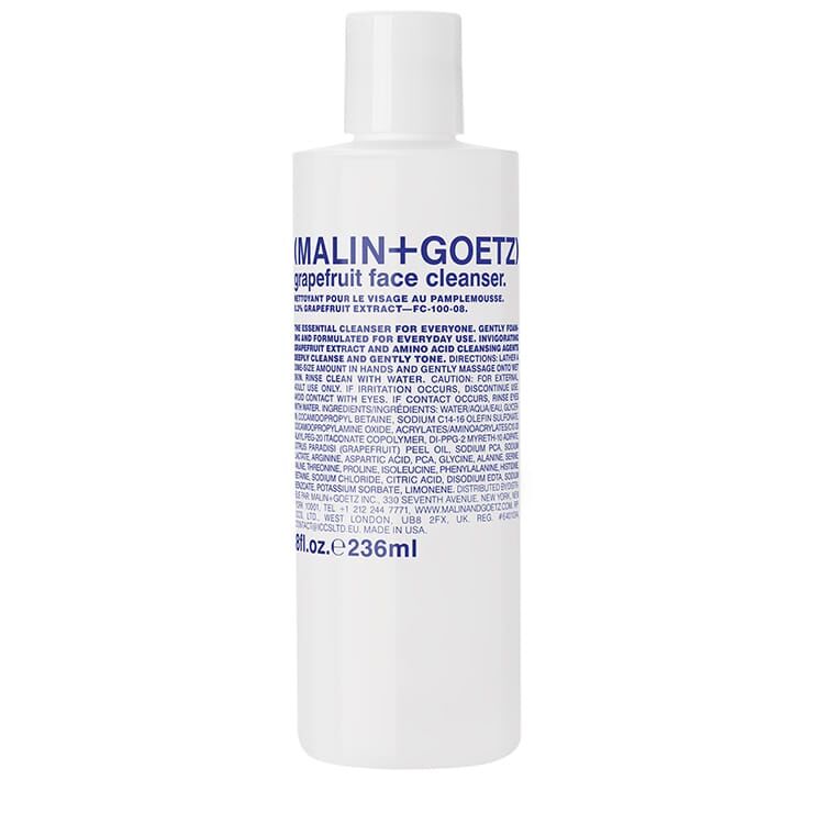 Malin + Goetz grapefruit face cleanser. 8 fl oz