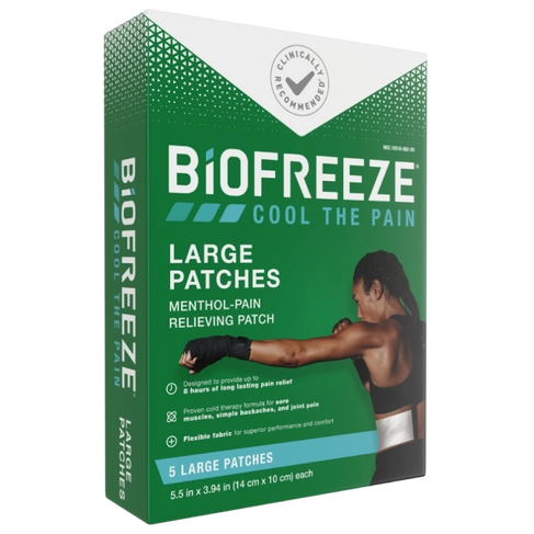 BIOFREEZE PAIN REL 5% PATCH 5