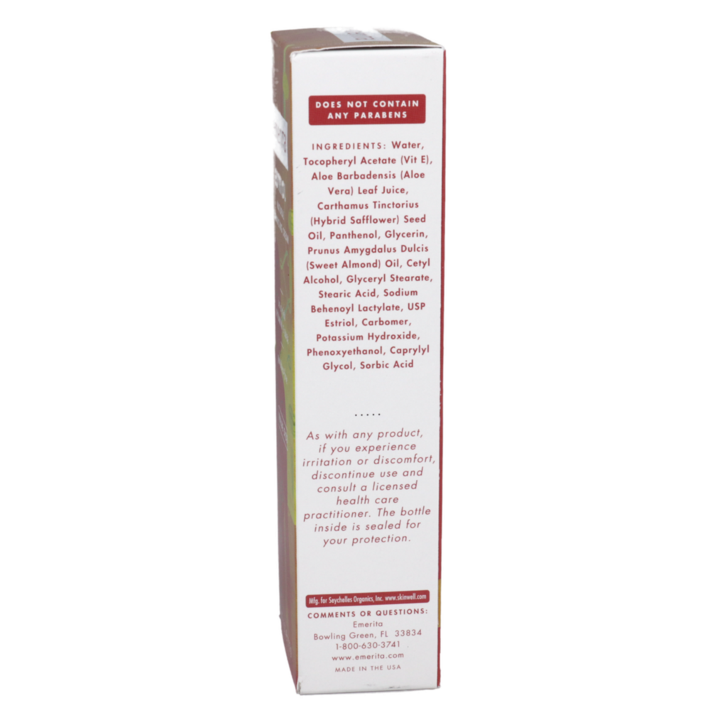Emerita Estriol Natural Balancing Cream with Vitamin E, 4 oz