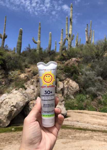 (Unscented)Super Sensitive™ Broad Spectrum SPF 30+ Sunscreen: 1.8oz/51g