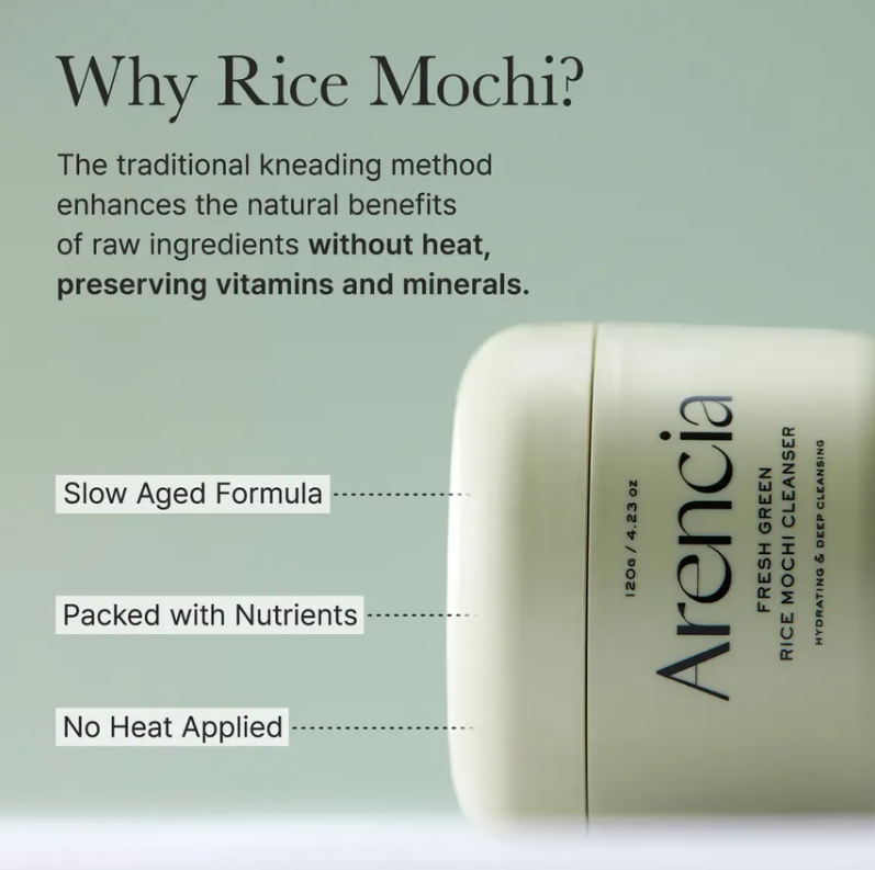 ARENCIA Fresh Green Rice Mochi Cleanser