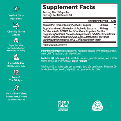 SKIN SQUAD PRE+PROBIOTIC CAPSULES FOR SKIN & GUT HEALTH