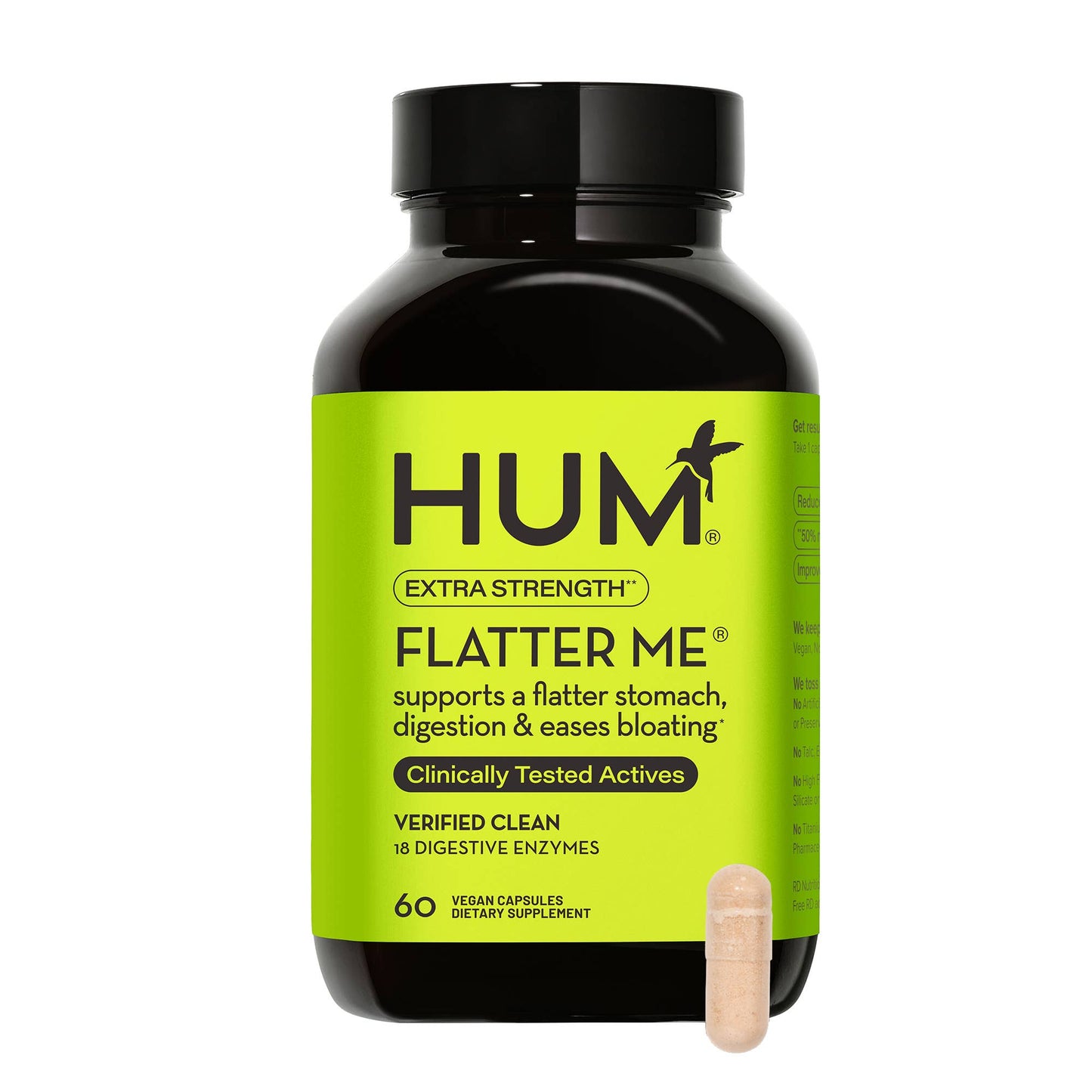 FLATTER ME EXTRA STRENGTH DIGESTIVE ENZYMES CAPSULES