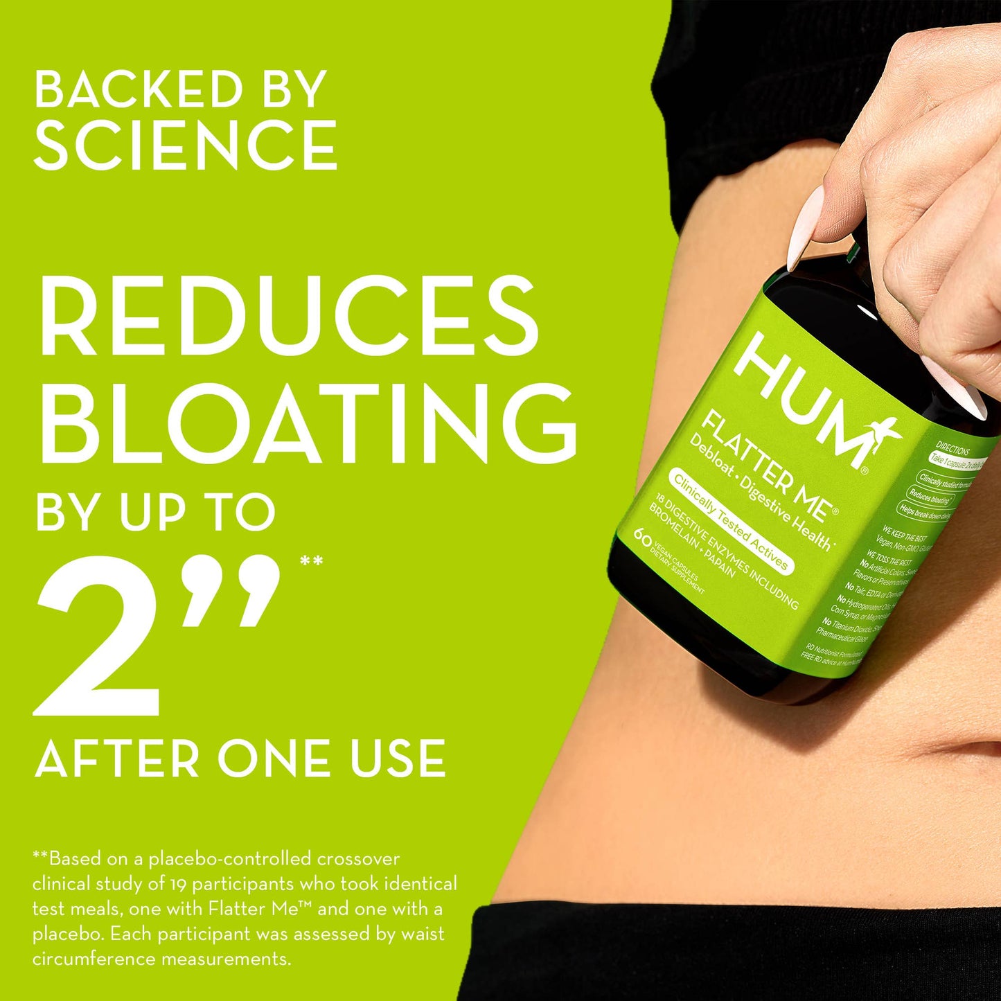 FLATTER ME CAPSULES FOR DIGESTIVE HEALTH & BLOATING RELIEF