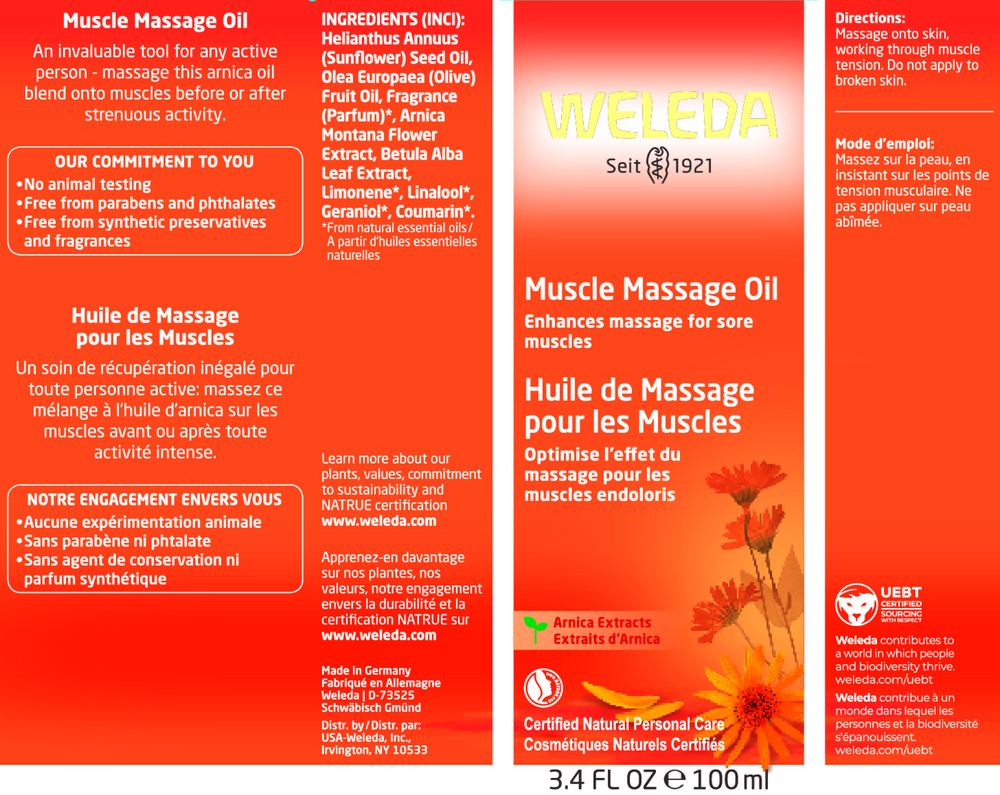 ARNICA MUSCLE MASSAGE OIL 3OZ