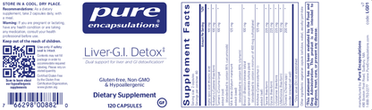 Pure Encapsulations Liver-G.I. Detox*