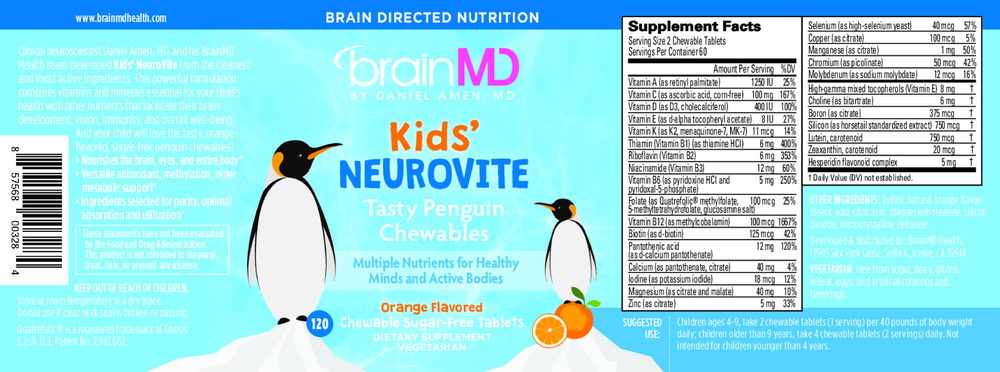 BrainMD Kids NeuroVite