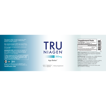 TRU NIAGEN 300mg Nicotinamide Riboside Chloride