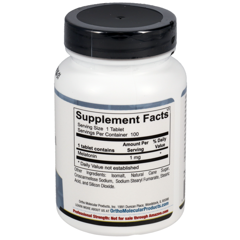 Ortho Molecular Melatonin 100 Tablets