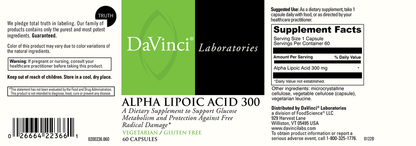 Alpha Lipoic Acid 300mg