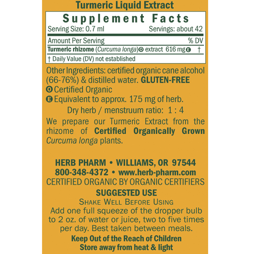 Herb Pharm Turmeric 1 oz