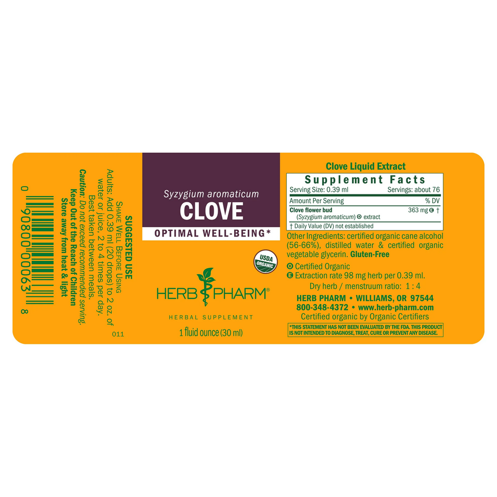 Herb Pharm Clove