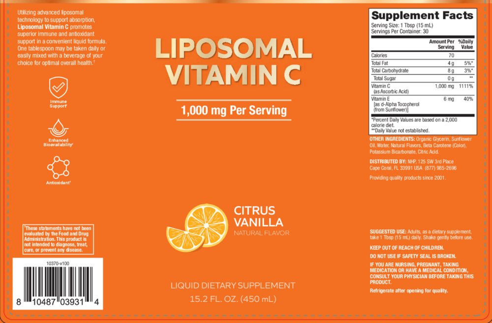 LIPOSOMAL VITAMIN C 1000MG