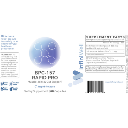 BPC-157 Rapid Pro - 500mcg TheApothecure.com BPC-157 Rapid Pro - 500mcg TheApothecure.com