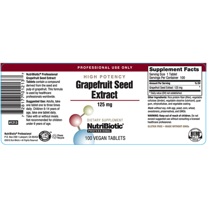 GRAPEFRUIT SEED EXTRACT 125mg