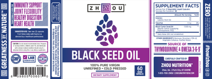 Zhou Nutrition Black Seed Oil