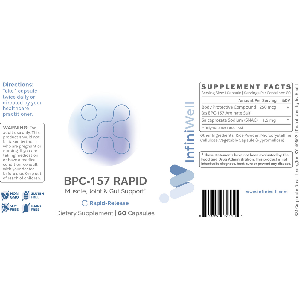 BPC-157 Rapid - 250mcg TheApothecure.com BPC-157 Rapid - 250mcg TheApothecure.com