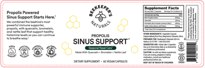 Beekeeper's Naturals Propolis Sinus Support