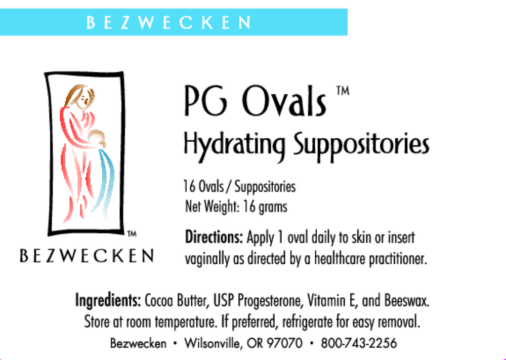 PG Ovals Hydrating Suppositories