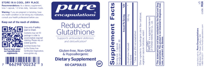 Pure Encapsulations Reduced Glutathione