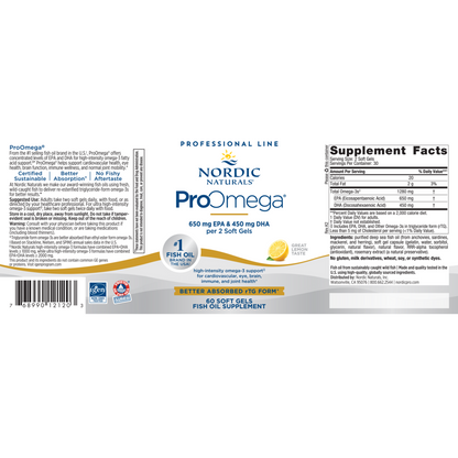 ProOmega Lemon 60 SoftGels