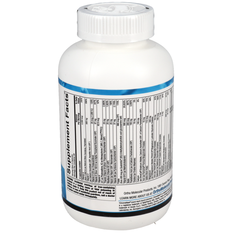 Ortho Molecular Alpha Base Capsules w/ Iron