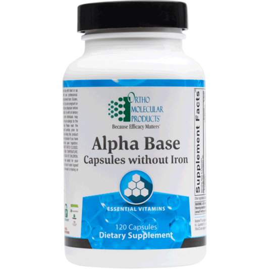 Ortho Molecular Alpha Base Capsules without Iron