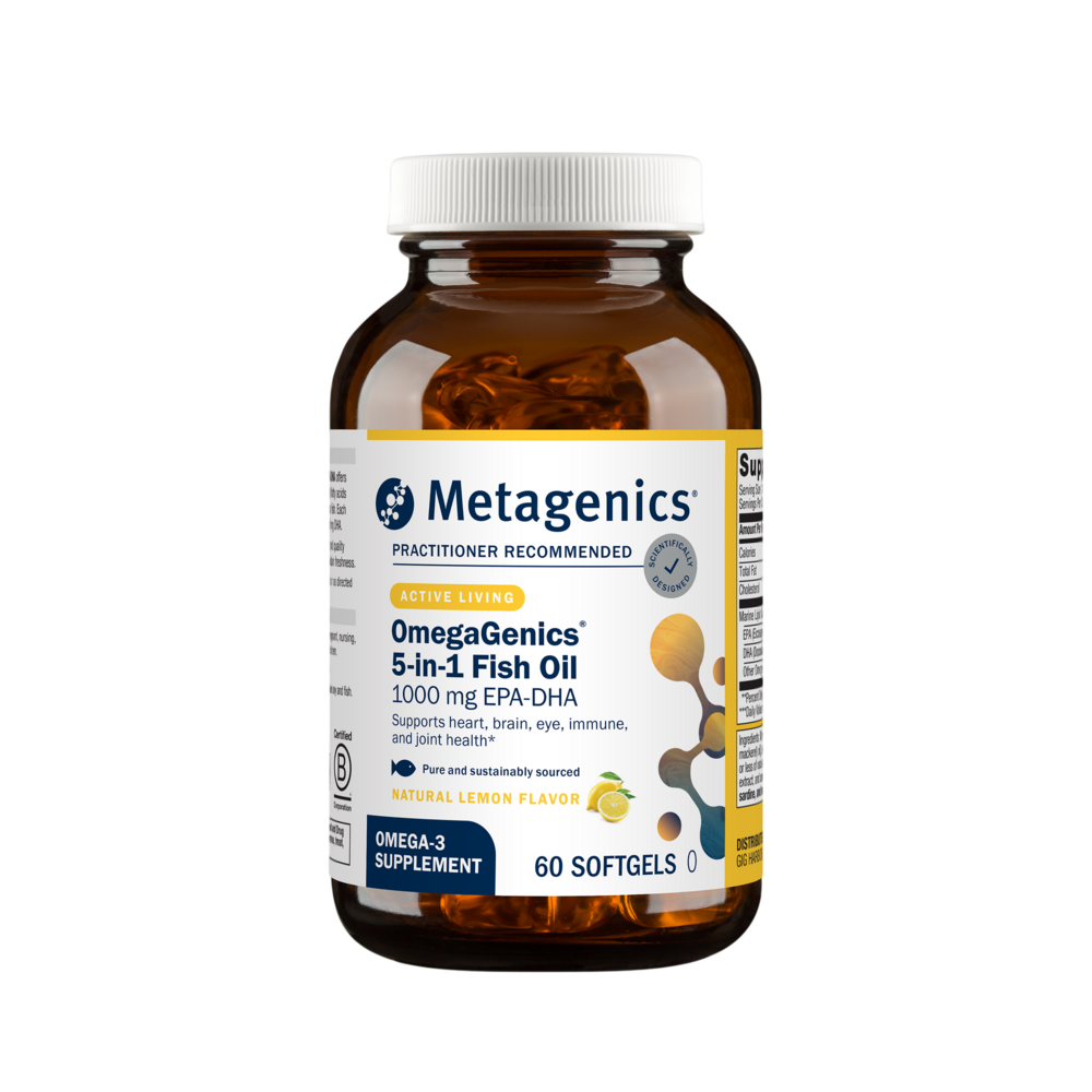 Metagenics OmegaGenics Fish Oil EP-DHA 1000mg 60 Softgels