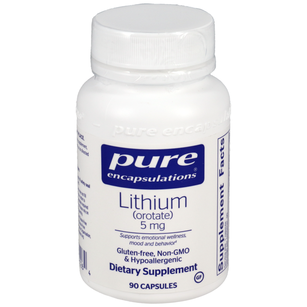 Pure Encapsulations Lithium (Orotate) 5mg