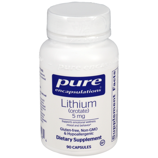 Pure Encapsulations Lithium (Orotate) 5mg