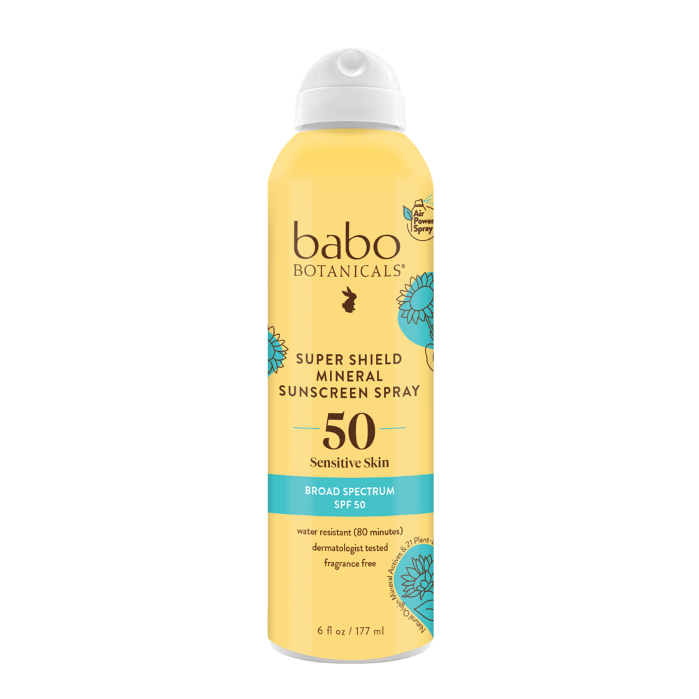Babo Botanicals Super Shield Mineral Sunscreen Spray SPF50