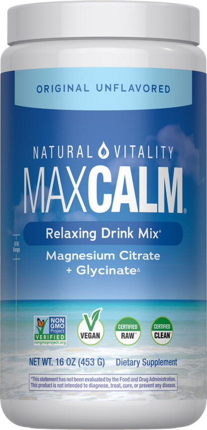 MAX CALM Magnesium Citrate + Glycinate Original