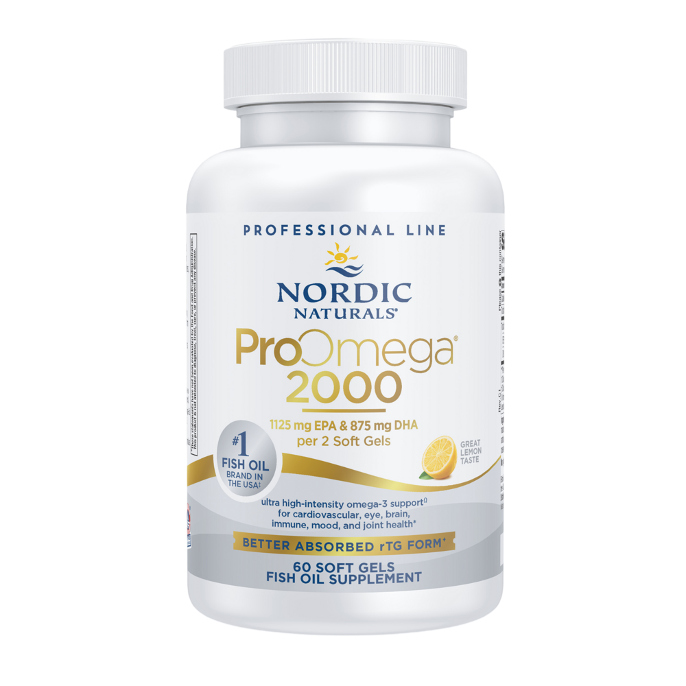 Nordic Naturals ProOmega® 2000, Softgels, Lemon