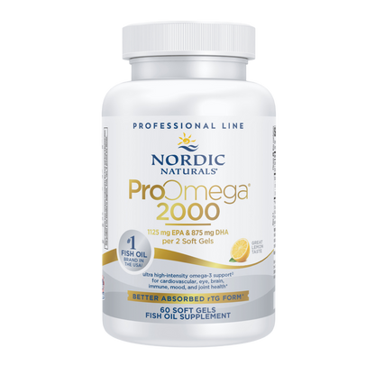 Nordic Naturals ProOmega® 2000, Softgels, Lemon