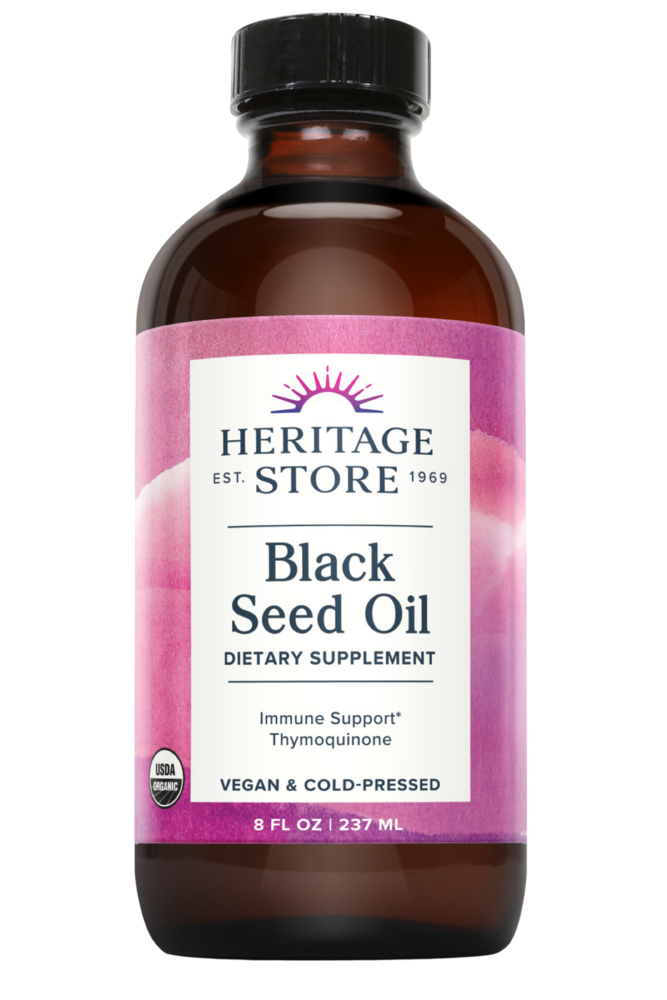Heritage Store Organic Black Seed Oil