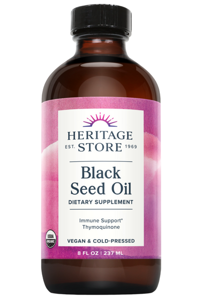 Heritage Store Organic Black Seed Oil