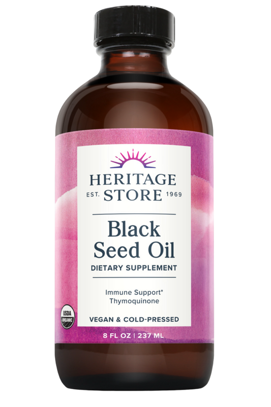 Heritage Store Organic Black Seed Oil