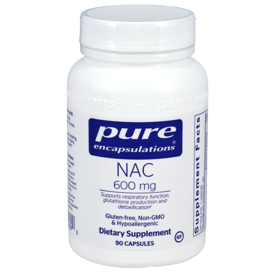 Pure Encapsulations NAC 600mg 90 Caps