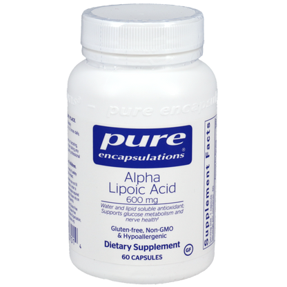 Pure Encapsulations Alpha Lipoic Acid 600mg