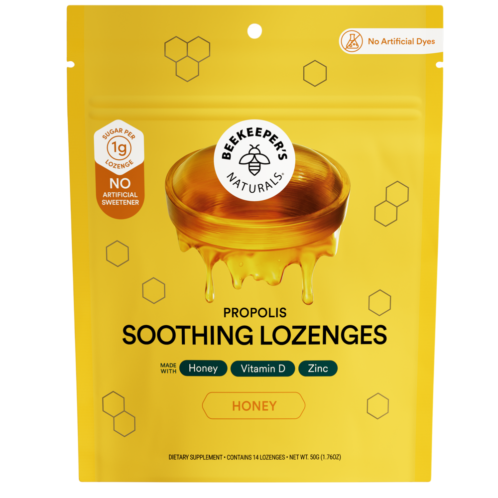 Beekeeper's Naturals B. Soothed Honey Lozenges 14 Ct