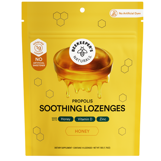 Beekeeper's Naturals B. Soothed Honey Lozenges 14 Ct