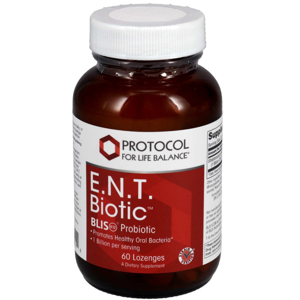 A bottle of Protocol for Life Balance E.N.T. Biotic