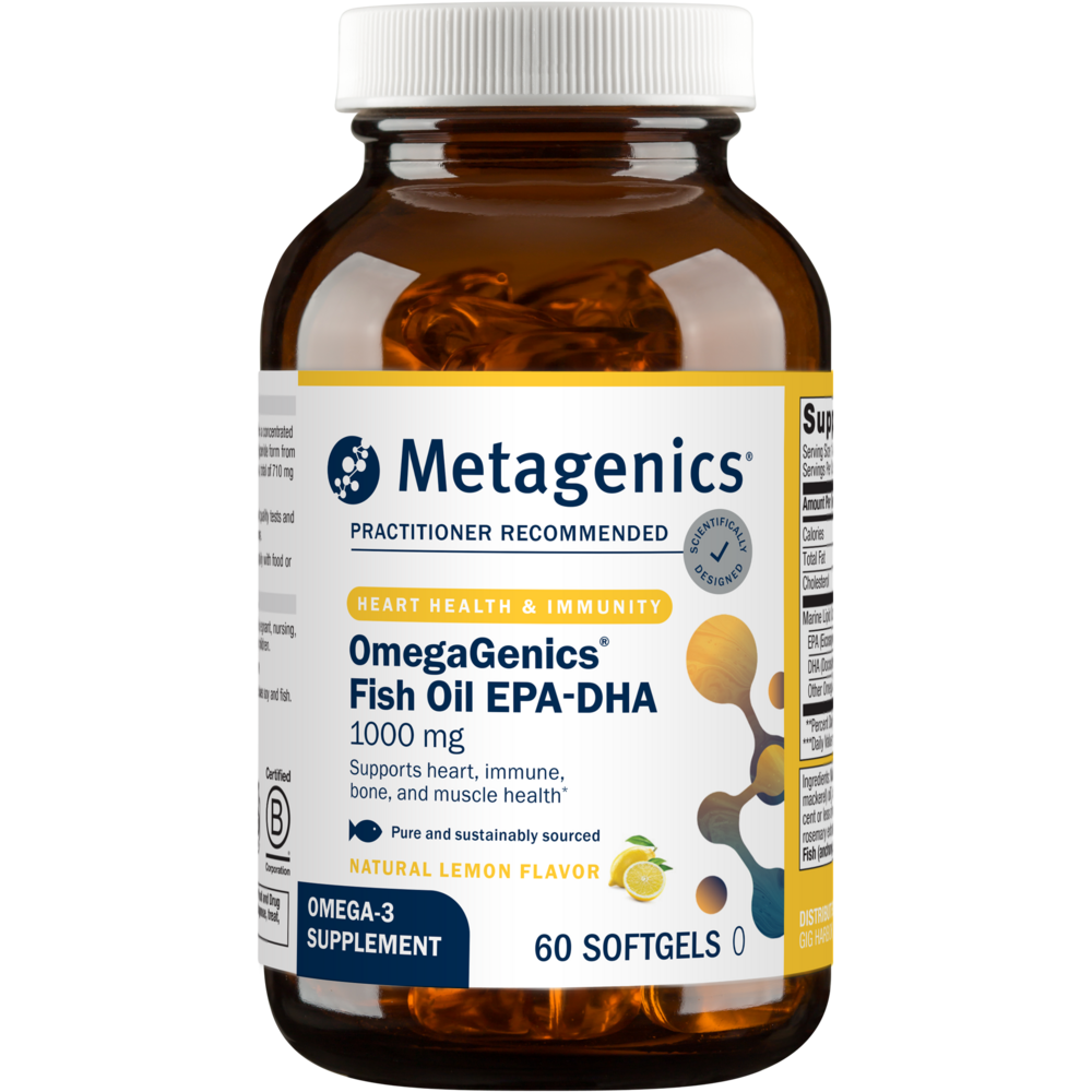 Metagenics OmegaGenics Fish Oil EP-DHA 1000mg 60 Softgels